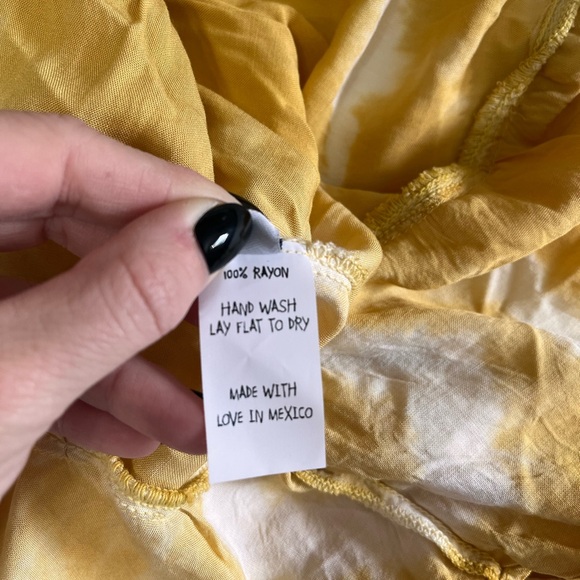 Jen’s Pirate Booty off the shoulder one shoulder top in Yellow - Picture 5 of 5